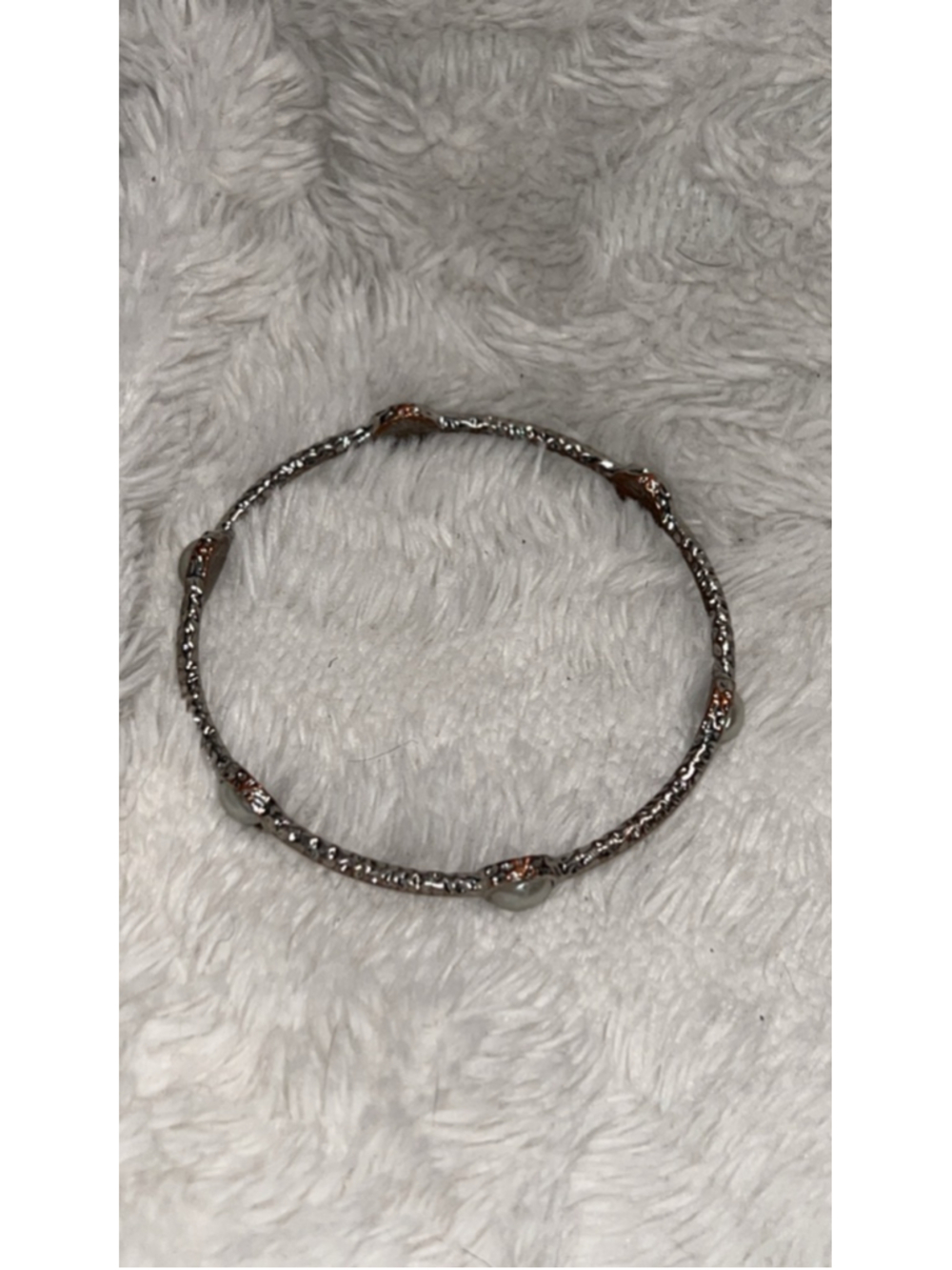 Women's Unbranded Silver Tone Pearl Bracelet One Size